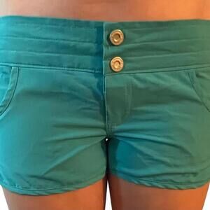 Women's Billabong Turquoise, Surf Shorts. Size Small